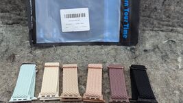 6 Pack Braided Stretchy Bands - Apple Watch Band 38/40/41/42/44/45/49mmNew  - $5.99