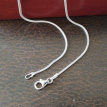 Snake Chain Anklet - Sterling Silver - 1.2mm* - 9 inch* -- Made in Italy  [BN] - £12.22 GBP