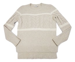 Madewell Patternstorm Cable Knit Pullover Sweater Women&#39;s Small Beige - $3.99