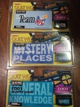 3 QUIZ WIZ 1001 Questions NFL  Question , Mystery Places, General Knowledge - £15.81 GBP