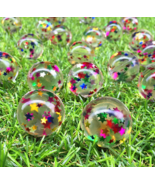 20pcs Children Toys 30MM Bouncing Star Color Bouncy Ball Child Rubber Ball - $19.27