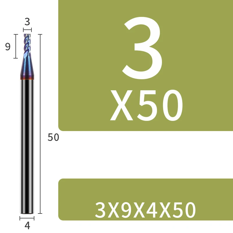 Vsharp Carbide Square End Mill Set 4 Flutes Titian Coated Milling Cutter... - $38.63