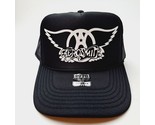AeroSmith  Hat Cap Vintage Trucker Style Mesh Snapback Foam Front Rock Band - £14.24 GBP