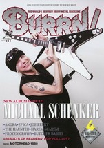BURRN April 2018 Hard Rock Heavy Metal Magazine Japan Michael Schenker Mr.Big - £18.06 GBP