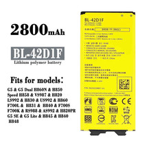 Replacement Battery For LG G5 VS987 H820 H830 LS992 US992 H860 BL-42D1F 2800mAh - $16.82