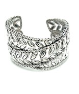 John Hardy Estate Cuff Bangle 7.5&quot; Sterling Silver JH56 - $711.81