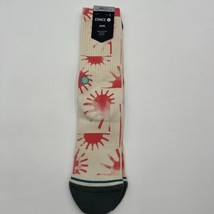 Stance Adult Crew Socks - Raydiant - Coral Size L - $10.29