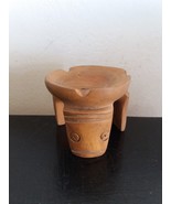 Taino indigenous wood carving style ashtray - $25.00