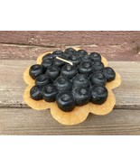 5” Blueberry Pie Custard Shaped  Dessert Candle looks real  - £7.75 GBP