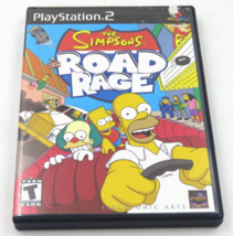 The Simpsons Road Rage PS2 Play Station 2 Black Label No Manual - Mint Disc - £11.59 GBP