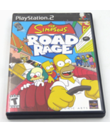 The Simpsons Road Rage PS2 PlayStation 2 Black Label NO MANUAL - MINT DISC - £11.57 GBP