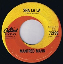 Manfred Mann Sha La La 45 rpm John Hardy Canadian Pressing - £7.76 GBP