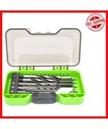Complete 11-Pc Wood Drilling Kit with Molded Case - Ideal for Woodwork P... - $412.20 MXN