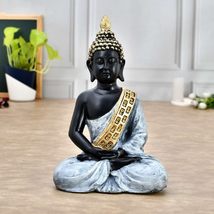 India at Your Doorstep Beautiful Sitting Buddha Idol Statue for Home &amp; Garden Li - £57.66 GBP
