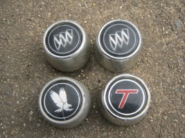 Lot of 4 assorted 1984 Buick Skyhawk T type center caps hubcaps for allo... - $27.74