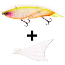 B&amp;U 190mm Saltwater Fishing Lure Glide Big Bait 2 Joint SwimBait Floating Hard W - £80.27 GBP