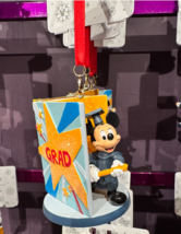 Disney Parks Mickey Minnie Graduation Figurine Ornament NEW - £28.50 GBP