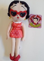 Betty Boop VALENTINE&#39;S Plush Doll Sugarloaf Heart Sunglasses 2012 - £19.18 GBP