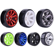 4PCS 1/10 RC Drift On-road Wheels Tyre for 1/10 Drifting RC Car Accessories - £6.30 GBP