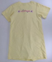 Mary Engelbreit Dreamwear Bathrobe Womens M Yellow Quilted Housecoat 1990s - £18.94 GBP