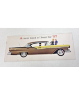 1957 A New Kind of Ford Fairlane 500 Original Color Catalogue 6 Pages Fo... - £9.78 GBP