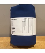 IKEA GINSTMOTT Light Filtering Curtains Dark Blue 57x84” 205.971.88 Heavy - $68.26 CAD