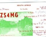 1957 QSL Kroonstad South Africa ZS4MG - £7.01 GBP