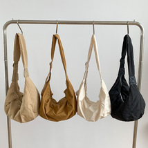 Single Shoulder Crossbody Bag, Wide Shoulder Strap Nylon Dumpling Bag fo... - $35.99+