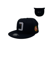 Dallas Axe Snapback Hat All Black - £18.68 GBP