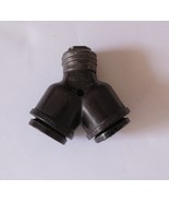 Dual Y Type Light Bulb Socket Adaptor Splitter Converter with Detachable... - $13.50 CAD