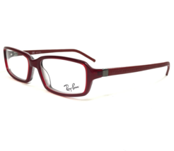 Ray-Ban Eyeglasses Frames RB5132-Q 2189 Clear Red Leather Arms 53-16-140 - £58.74 GBP