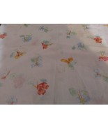 Vintage Pillow Case All Over Tossed Flowers 1pc Large Size 38x20 Bedding - $9.50