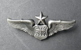 Usaf Air Force Navigator Senior Observer Wings Lapel Hat Pin Badge 2 Inches - £4.87 GBP