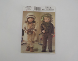 Vogue Craft Pattern #V8144 18&quot; Vogue Doll Collection Doll Clothes Uncut 2005 - £10.21 GBP