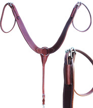 Amish USA Made Horse Tack Hermann Oak Leather Pulling Breast Collar 975H... - $98.99