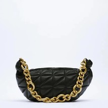 LUPINUS  Fashion Thick Chain Stitching One-  Handbag Women Mini  Bag Women Handb - £148.66 GBP