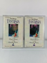Fantasia Soundtrack 2 Cassette Tape Set 1990 Remastered Disney Little Mermaid WB - £11.00 GBP
