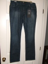 Mossimo Premium Dark Blue Denim Ladies Jeans Stretch Size 10 (NWT) - £15.78 GBP
