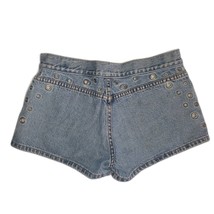 Vintage Y2K Levis Denim Jean Shorts With Grommets Size 5 - £38.92 GBP