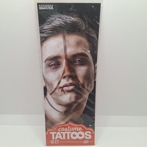 Halloween Face/Body Tattoo Kit (Zipper, Stitches, Gore, Blood Drippings,... - $10.95