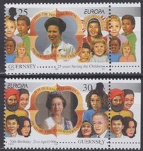 ZAYIX Great Britain Guernsey 564-565 MNH with tabs Europa CEPT 012922S29 - £1.29 GBP