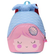 Cute 3D Mermaid Backpack Cartoon Mermaid Fish Schoolbag for Kindergarten Kids Bo - £17.60 GBP