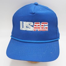 Snapback Stile Camionista Contadino Cappello Usag Stati Uniti Agricoltura - $45.40