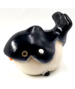 Orca Whale Figurine Signed Pottery Paperweight Handcrafted Marine Animal... - $31.44 CAD