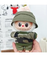 Tactical Style Labubu Costume, Camouflage Labubu Outfit with Green Hat, Camoufla - $17.49