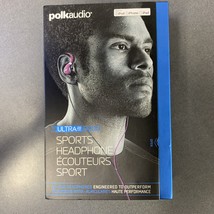 Polk Audio UltraFit 3000 Sports Headphones with Microphone, Pink/Grey - £93.81 GBP