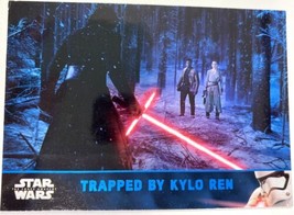 2016 Star Wars The Force Awakens Series 2 Blue Trapped by Kylo Ren Card ... - $3.90