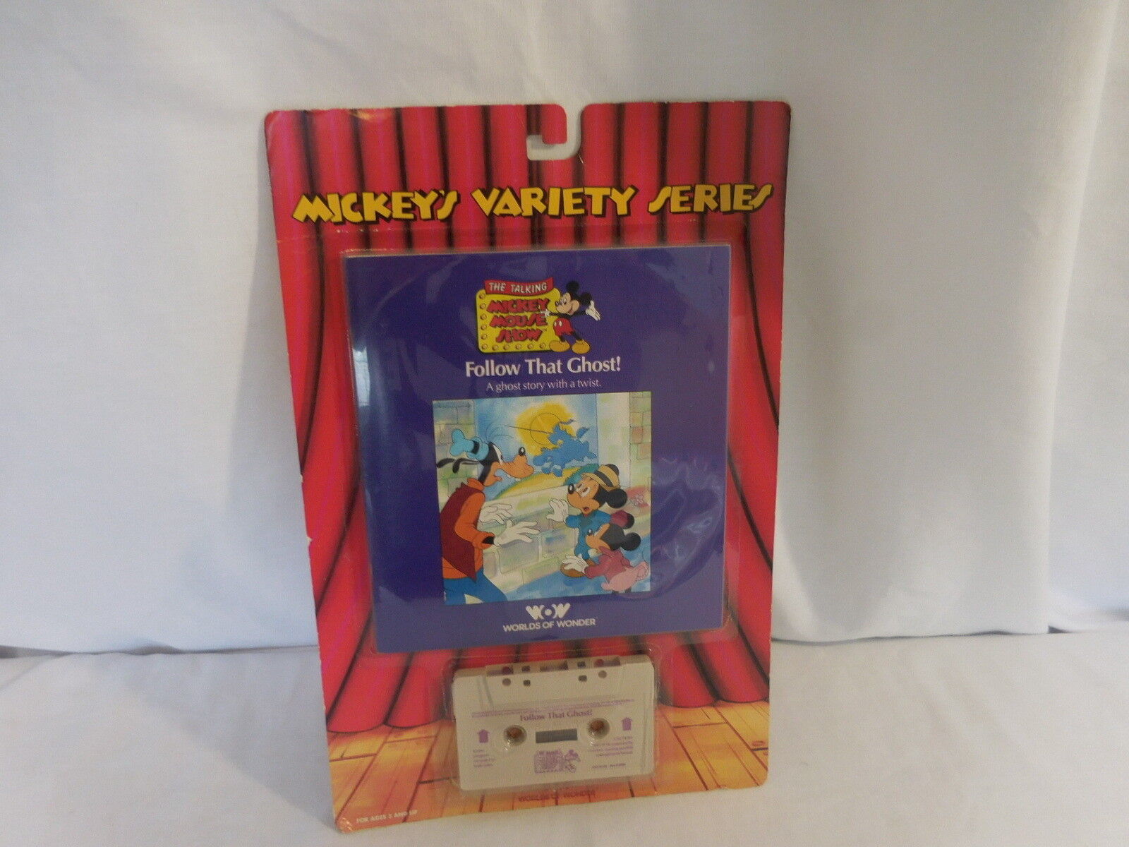 Primary image for Mickey's Variety Series Follow That Ghost Brand Talking Book + Tape  Sealed Rare
