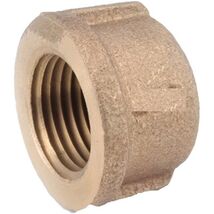 ANDERSON METALS 738108-02 Pipe Cap, Brass - $25.03 CAD