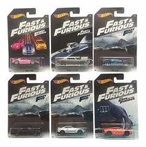 Hot Wheels Fast &amp; Furious Bundle of 6 Cars from Fast &amp; Furious, 2 Fast 2 Furious - £61.02 GBP